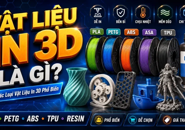 Vật Liệu In 3D Là Gì? Các Loại Vật Liệu In 3D Phổ Biến, Ưu Nhược Điểm Và Giá